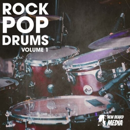 New Beard Media Rock Pop Drums Vol.1 WAV